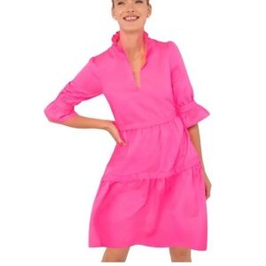 Gretchen Scott Designs Teardrop Faille Dress - Pink, size M